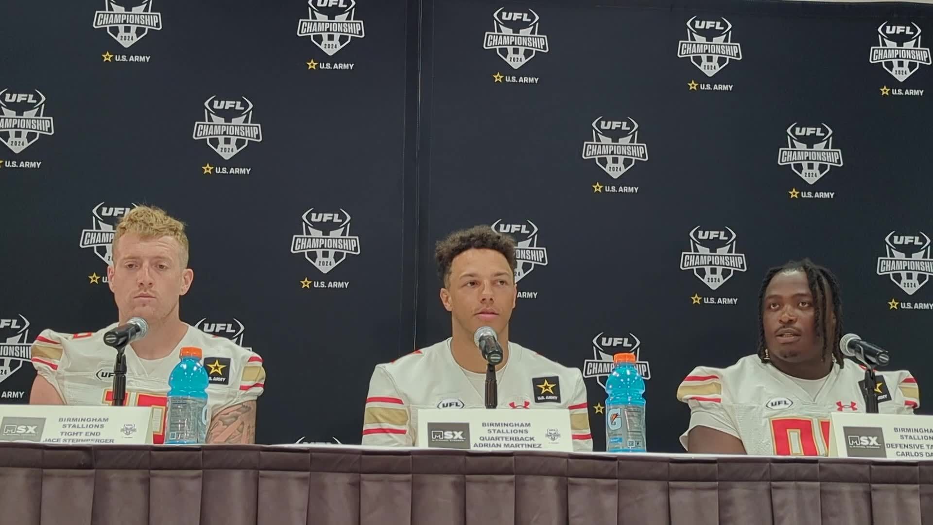 UFL championship 'the goal since day one,' Birmingham Stallions QB Adrian Martinez says